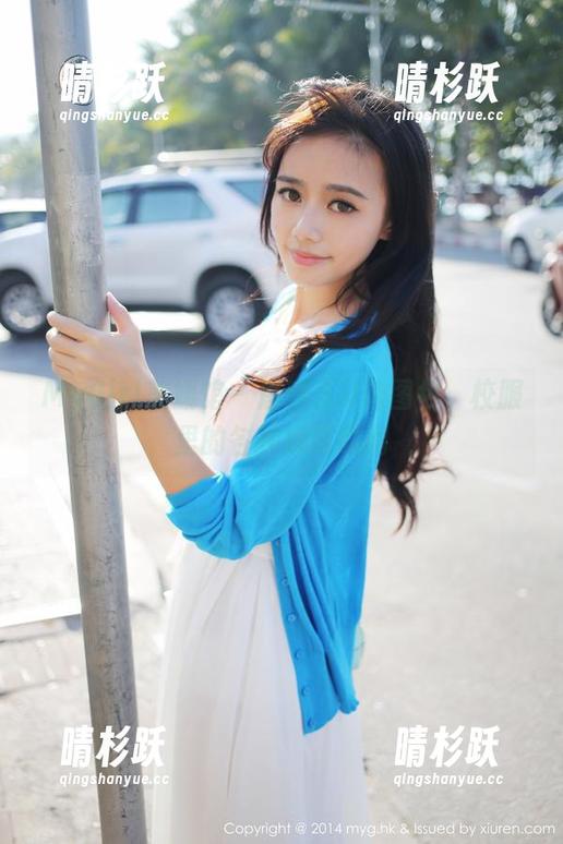 MyGirl美媛馆 - 唐琪儿il的图包，校服里的各种玩味瞬间