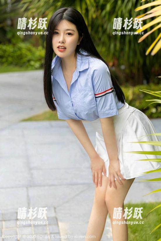 YouMi尤蜜荟 - 镂空？不如说是透过lingyu69，看到的不一样的美图。