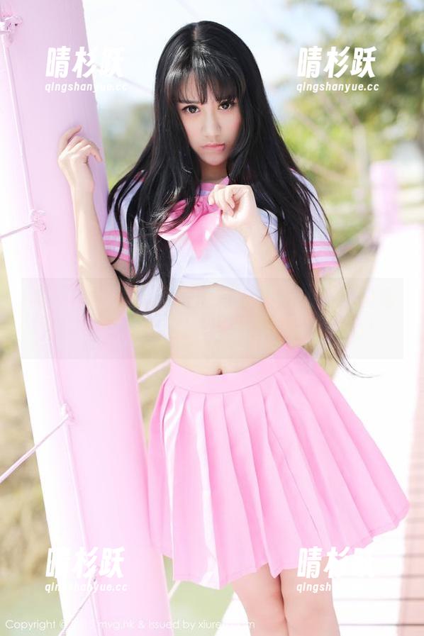 美媛馆-杨晓青儿 美媛馆 - 不看白裙也有点遗憾——杨晓青儿的写真,随意划出一笔都那么有趣!